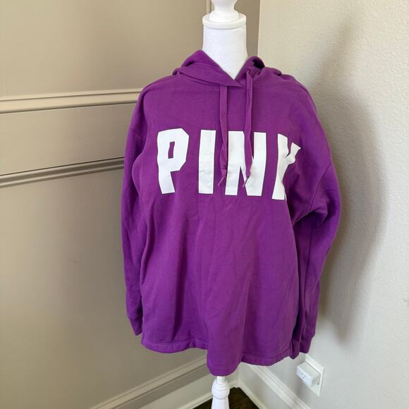 Victoria's Secret Pink Tops - Vs Victoria's Secret PINK Everyday Lounge Campus Pullover Hoodie Sweater Top M